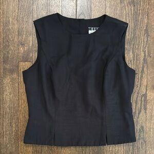 Elegant Black Sleeveless Top